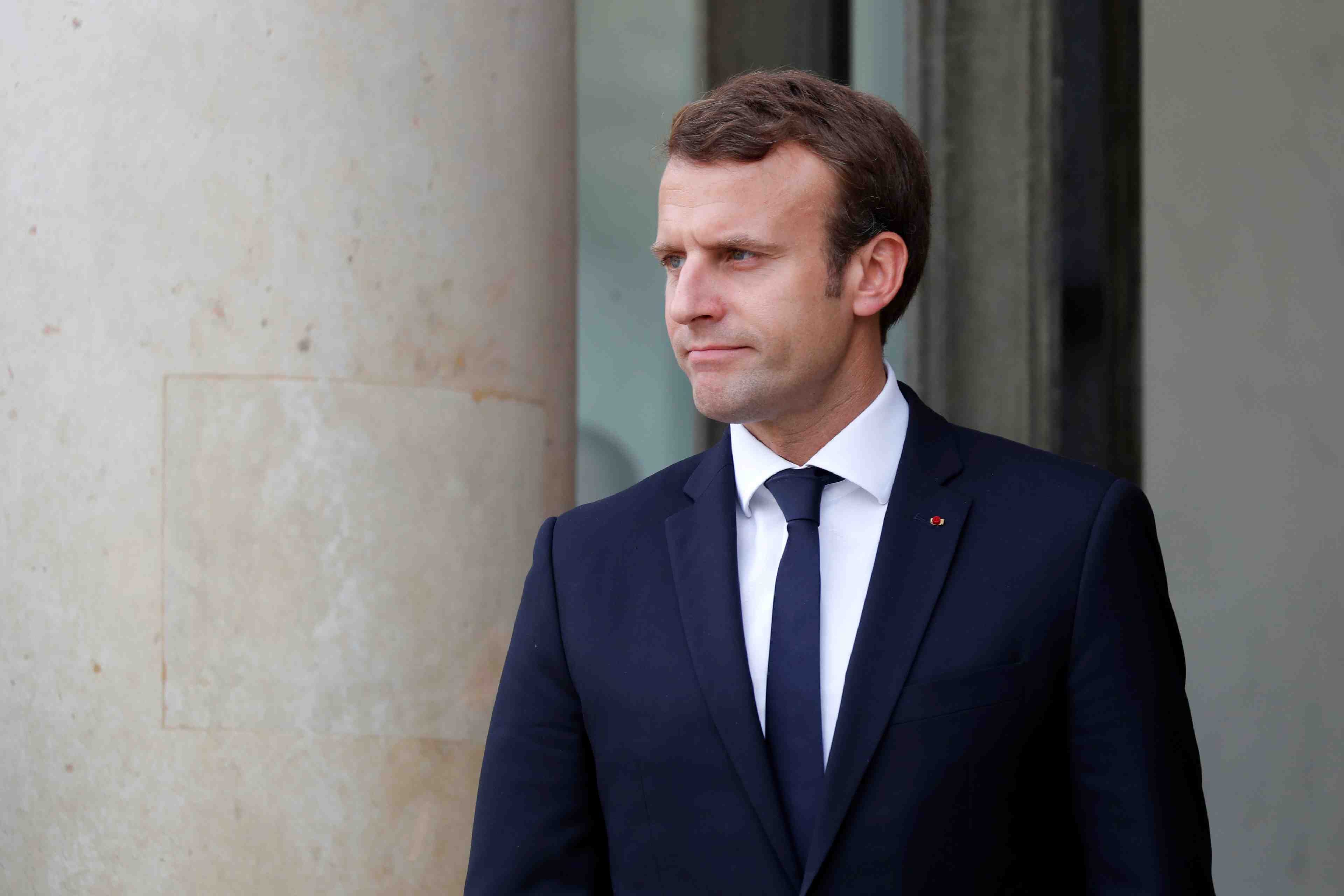 Le travail "comme seule boussole", macron guide sa majorite