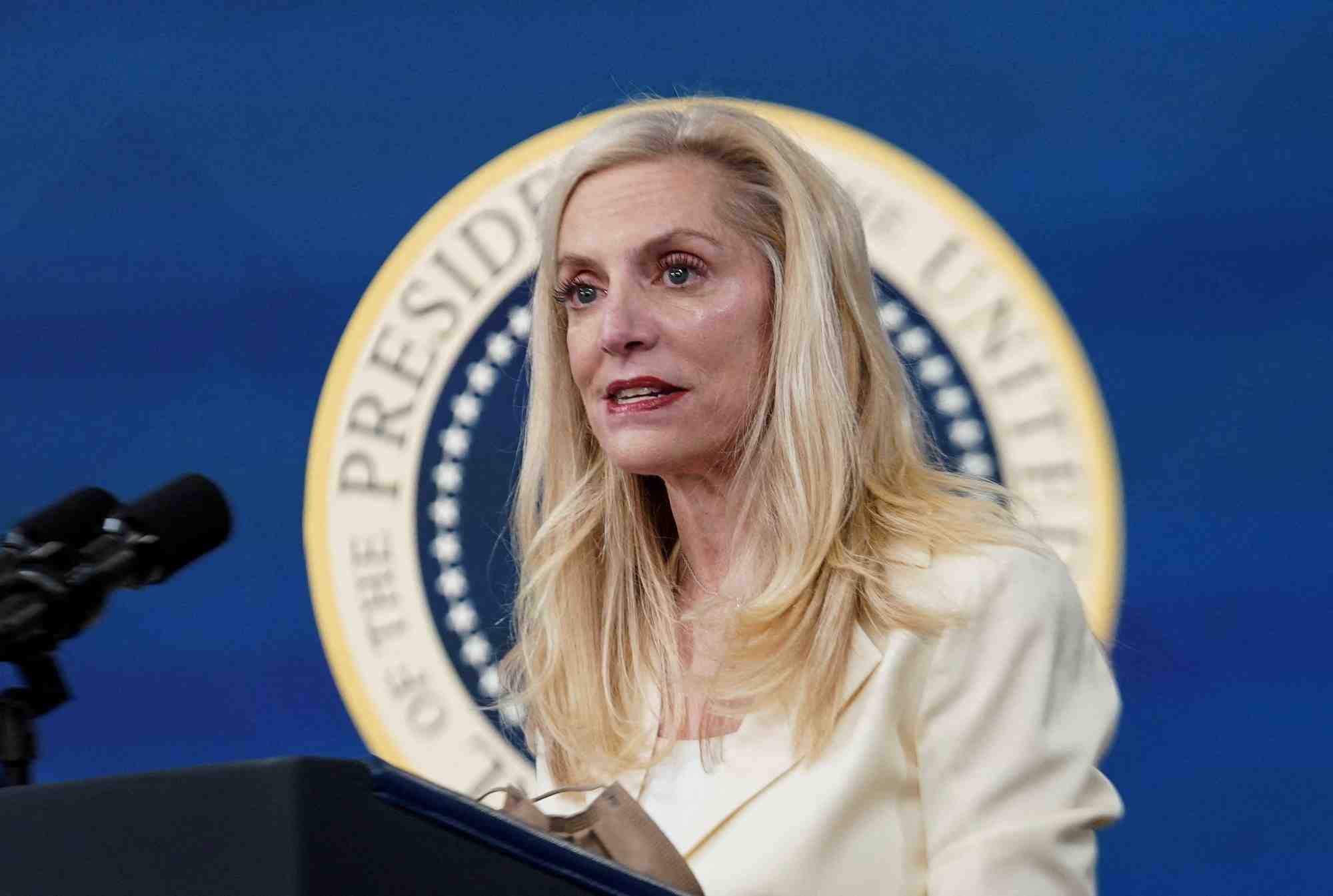 Photo d'archives de lael brainard, nommee au poste de principal conseiller economique de la maison blanche