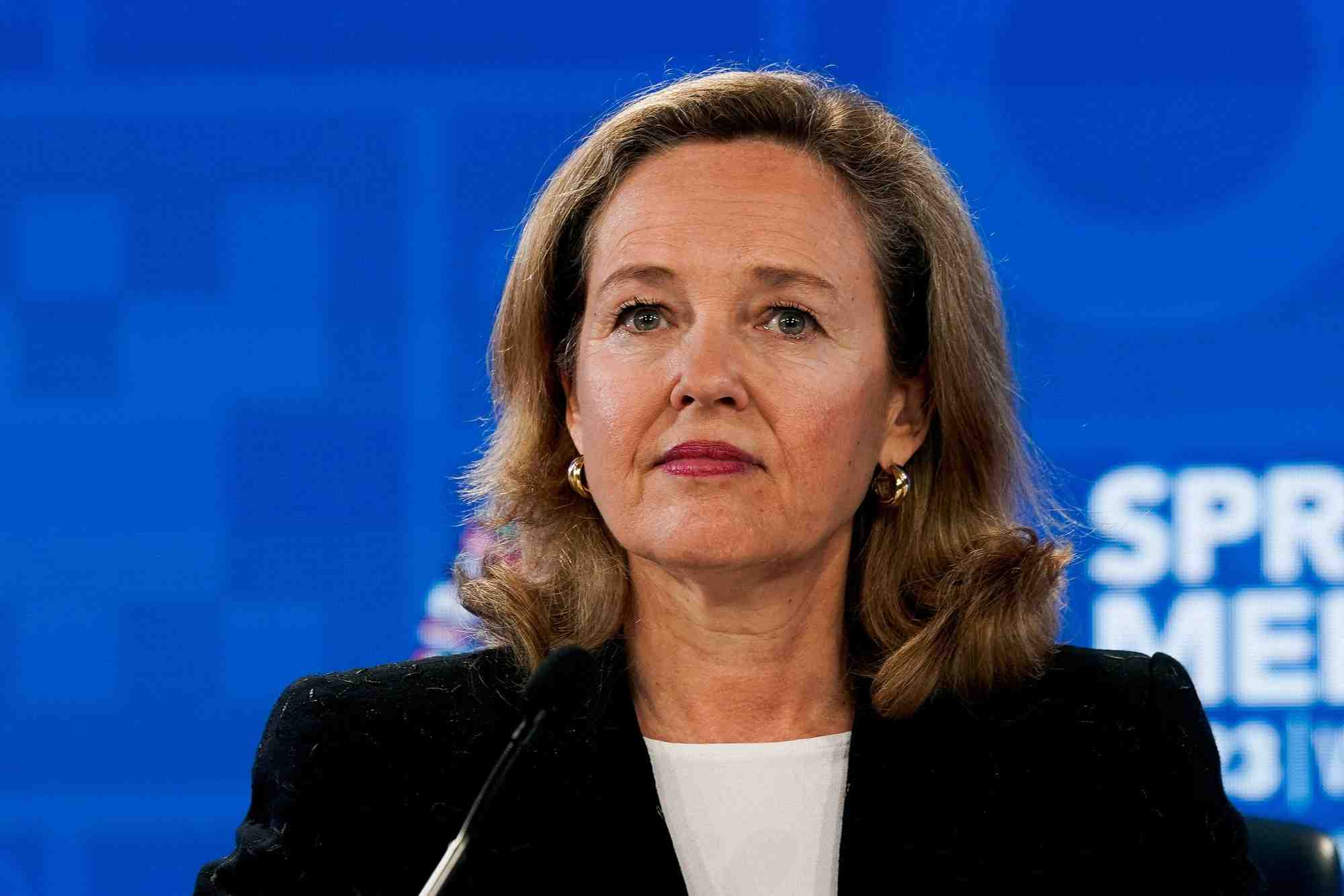 Nadia Calvino a officiellement déclaré sa candidature à la tête de la Banque européenne d'investissement.