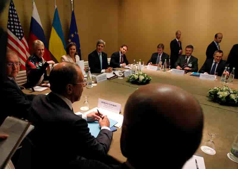 Sept heures pour parvenir à un accord fragile sur l'Ukraine