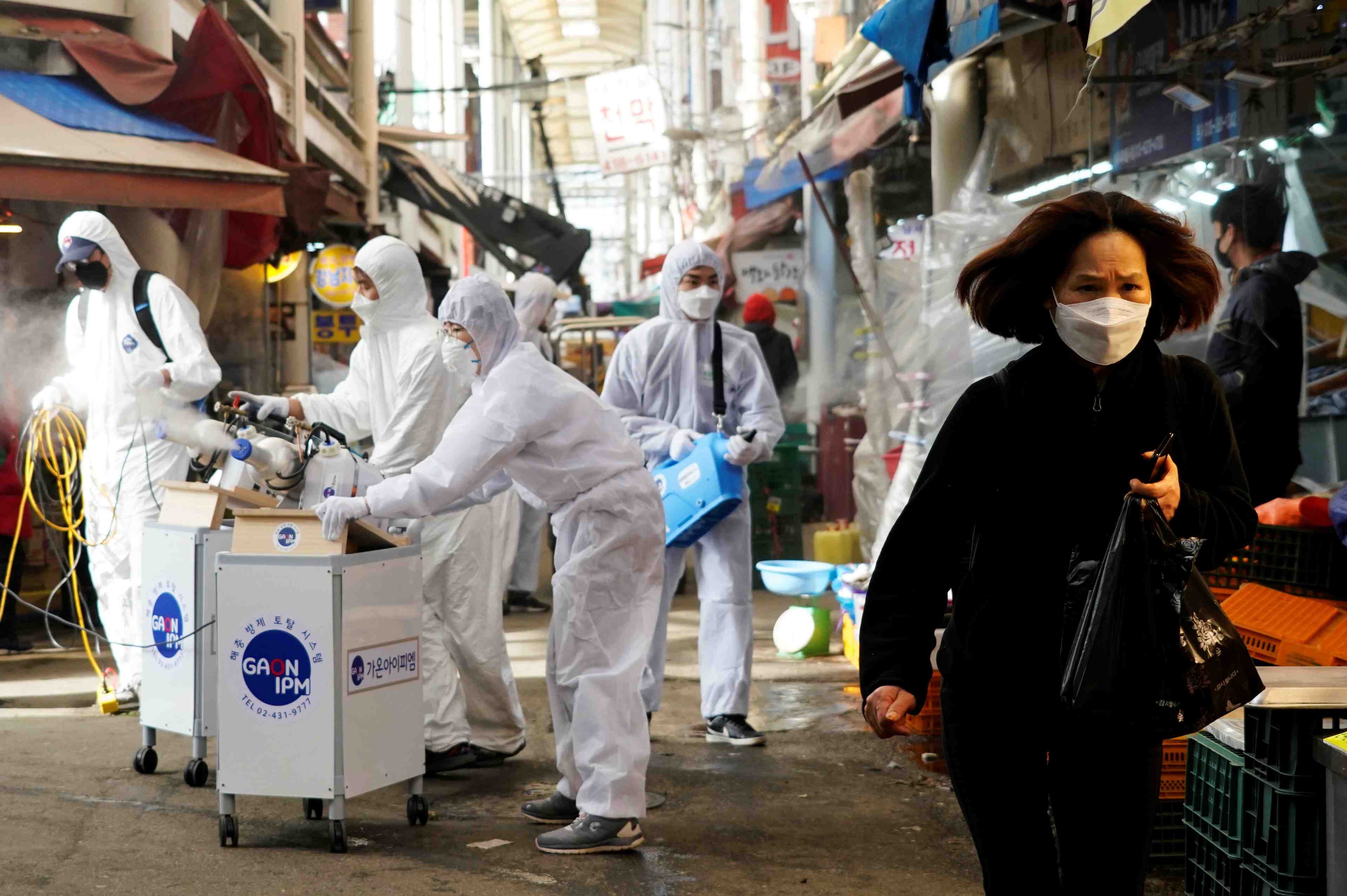 Coronavirus: seoul fait etat de 169 nouveaux cas dont un soldat us