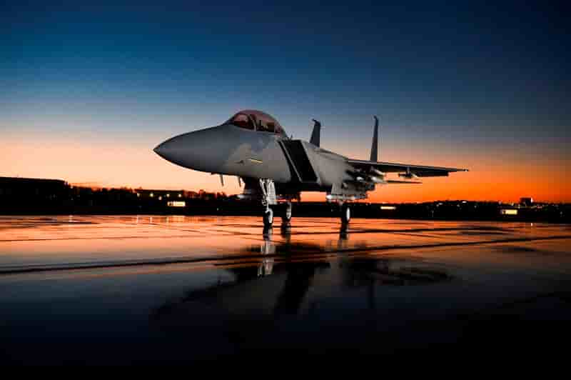 Le F-15IDN est tiré du F-15EX, ici aux couleurs de l'US Air Force.
