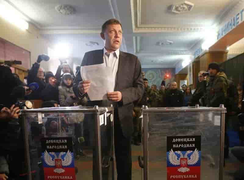 Le séparatiste ukrainien Zakhartchenko investi à Donetsk