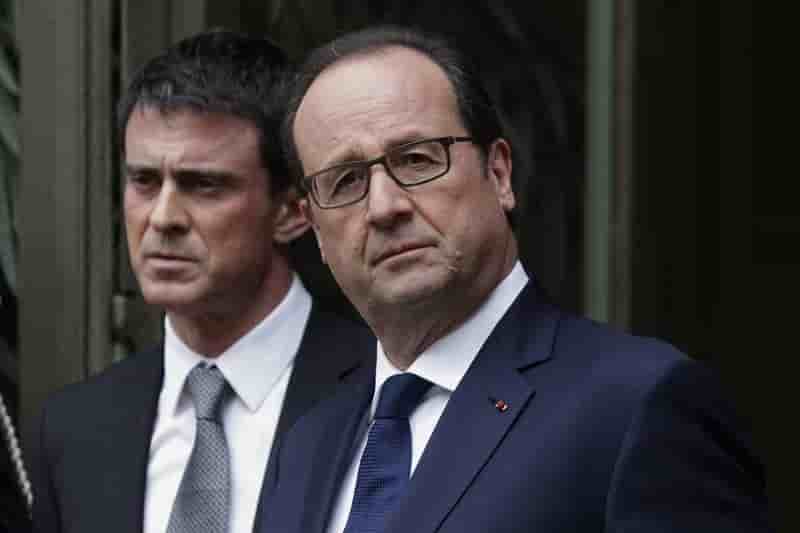 La cote de popularite de francois hollande stable, manuel valls en baisse