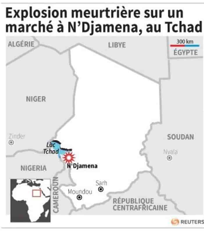 Explosion meurtriere sur un marche a n'djamena