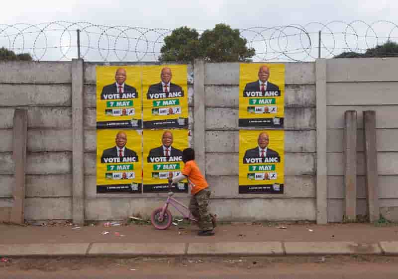 L'ANC grande favorite des élections en Afrique du Sud