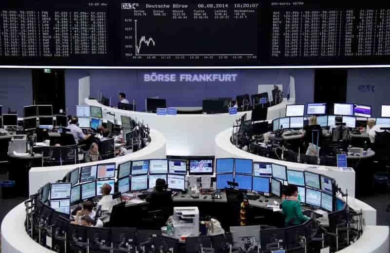 Net recul des Bourses européennes à la mi-séance
