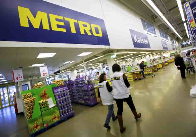 Hausse des ventes de metro en allemagne