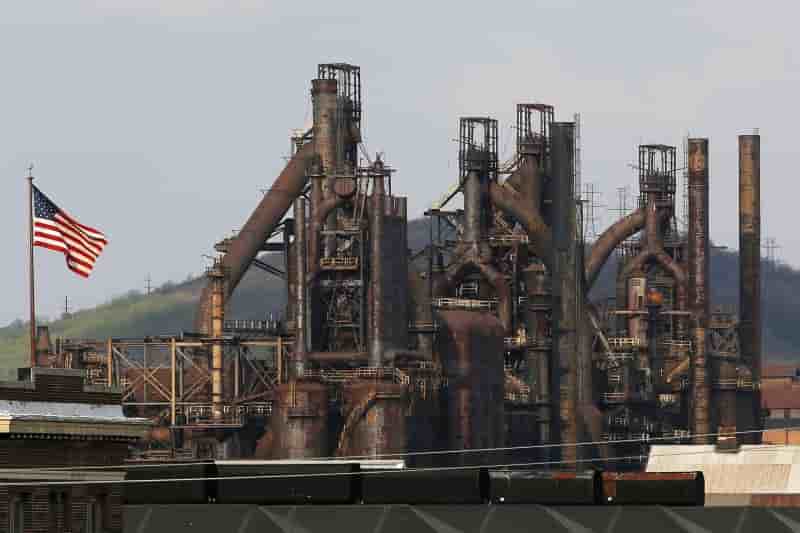 Recul de la production industrielle aux etats-unis