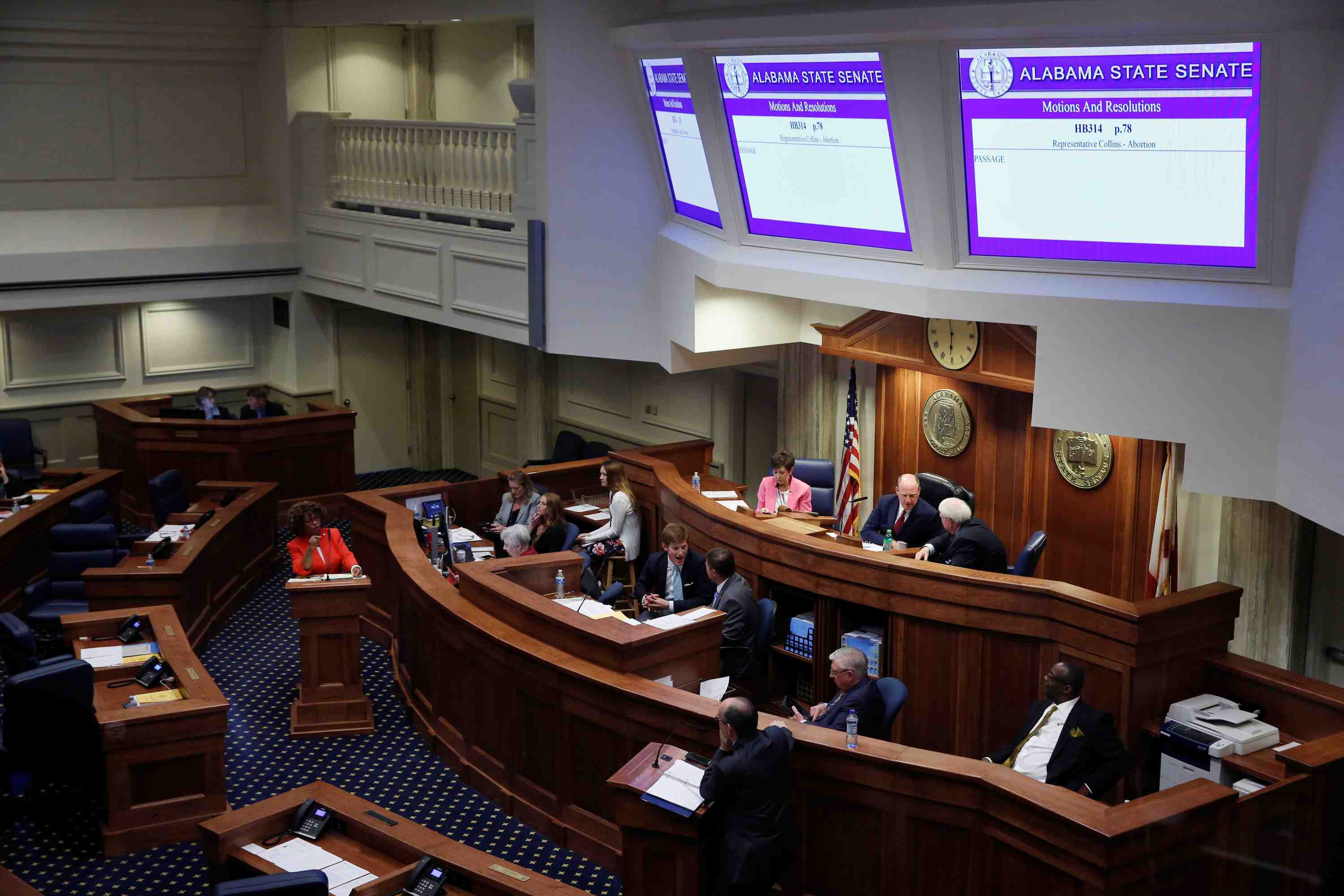 L'interdiction quasi-totale de l'ivg adoptee au senat d'alabama