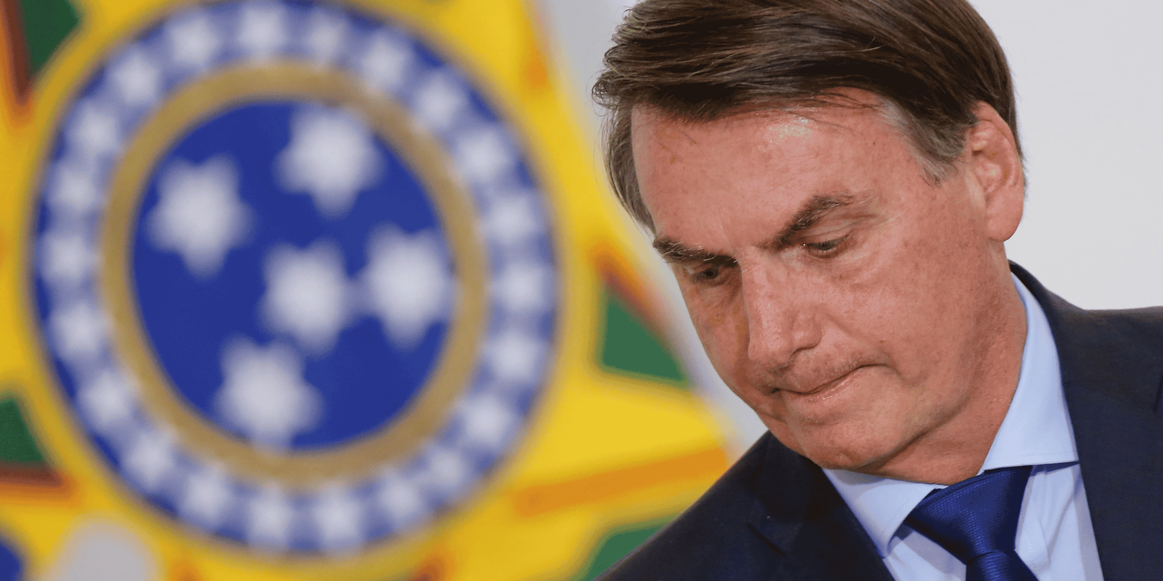 Jair Bolsonaro, président du Brésil, au Palais du Planalto, à Brasilia