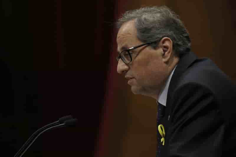 Torra veut travailler "sans relache" a l'avenement d'une republique catalane