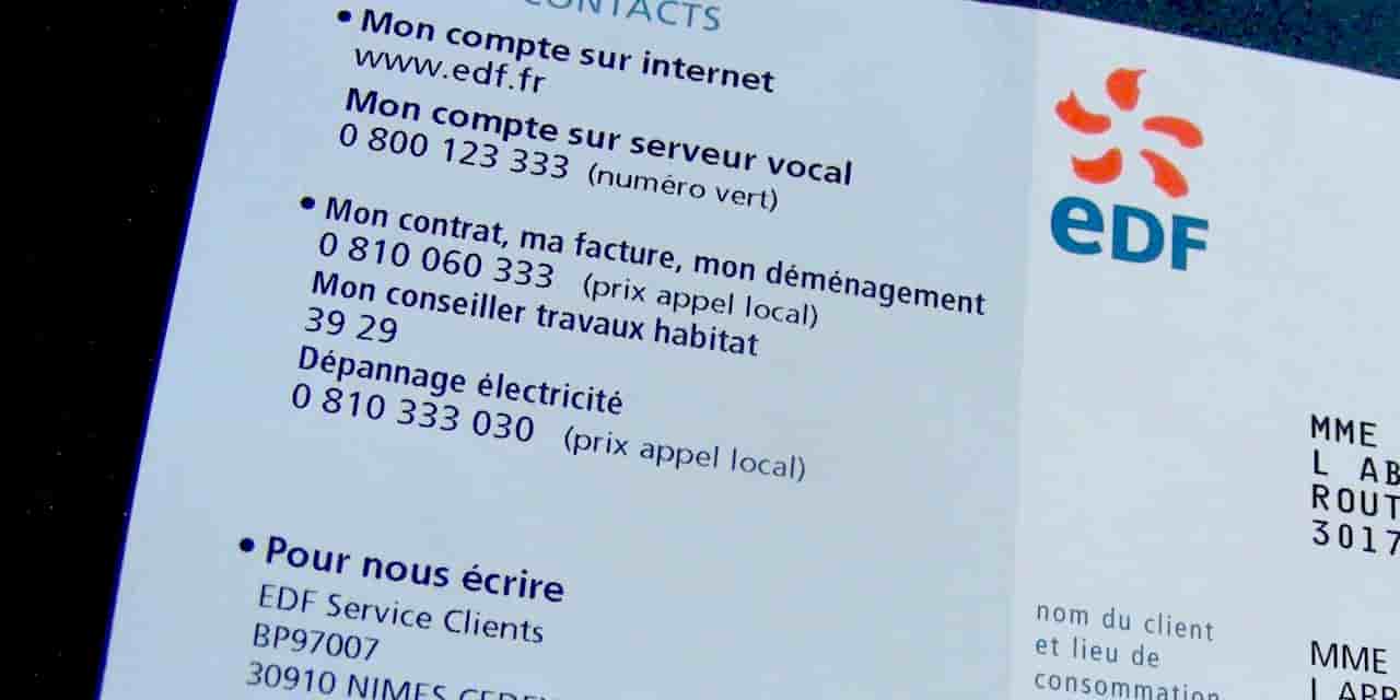 facture edf