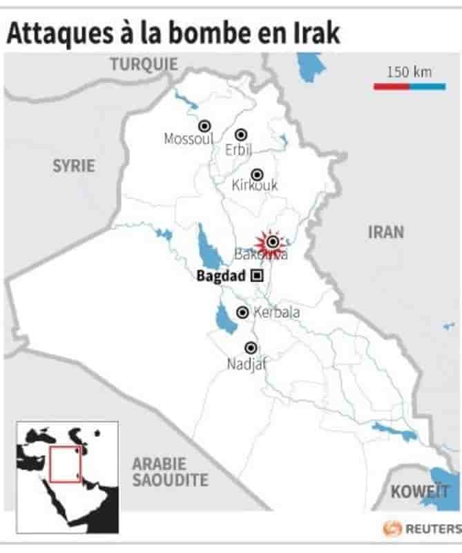 Attaques a la bombe en irak