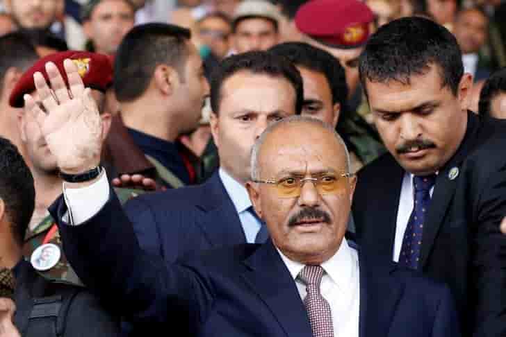 L'ex-president saleh inhume discretement au yemen