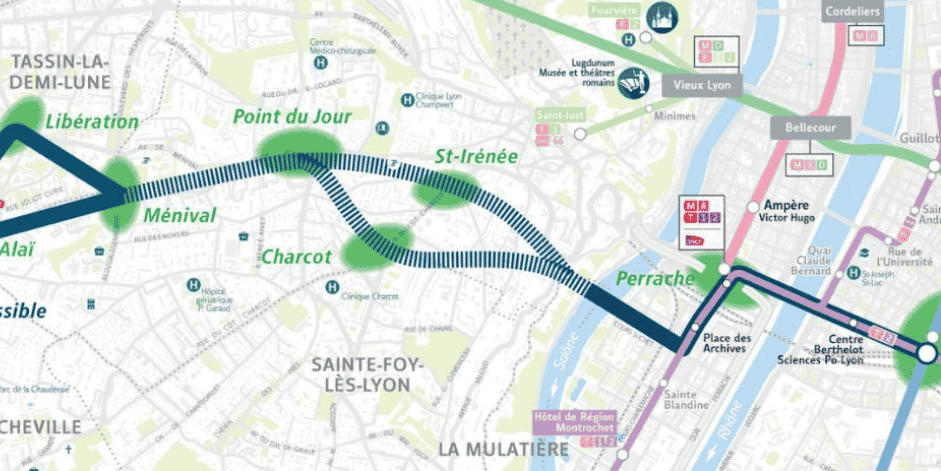 Sytral tram express sous-terrain