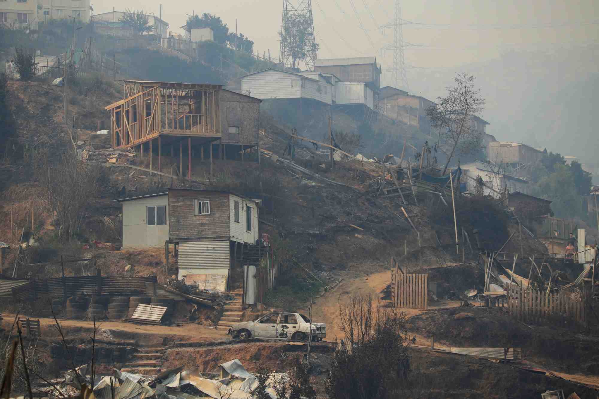 Les incendies de foret au chili
