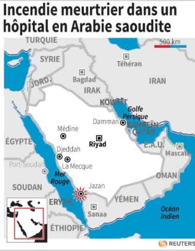 Incendie meurtrier dans un hopital en arabie-saoudite
