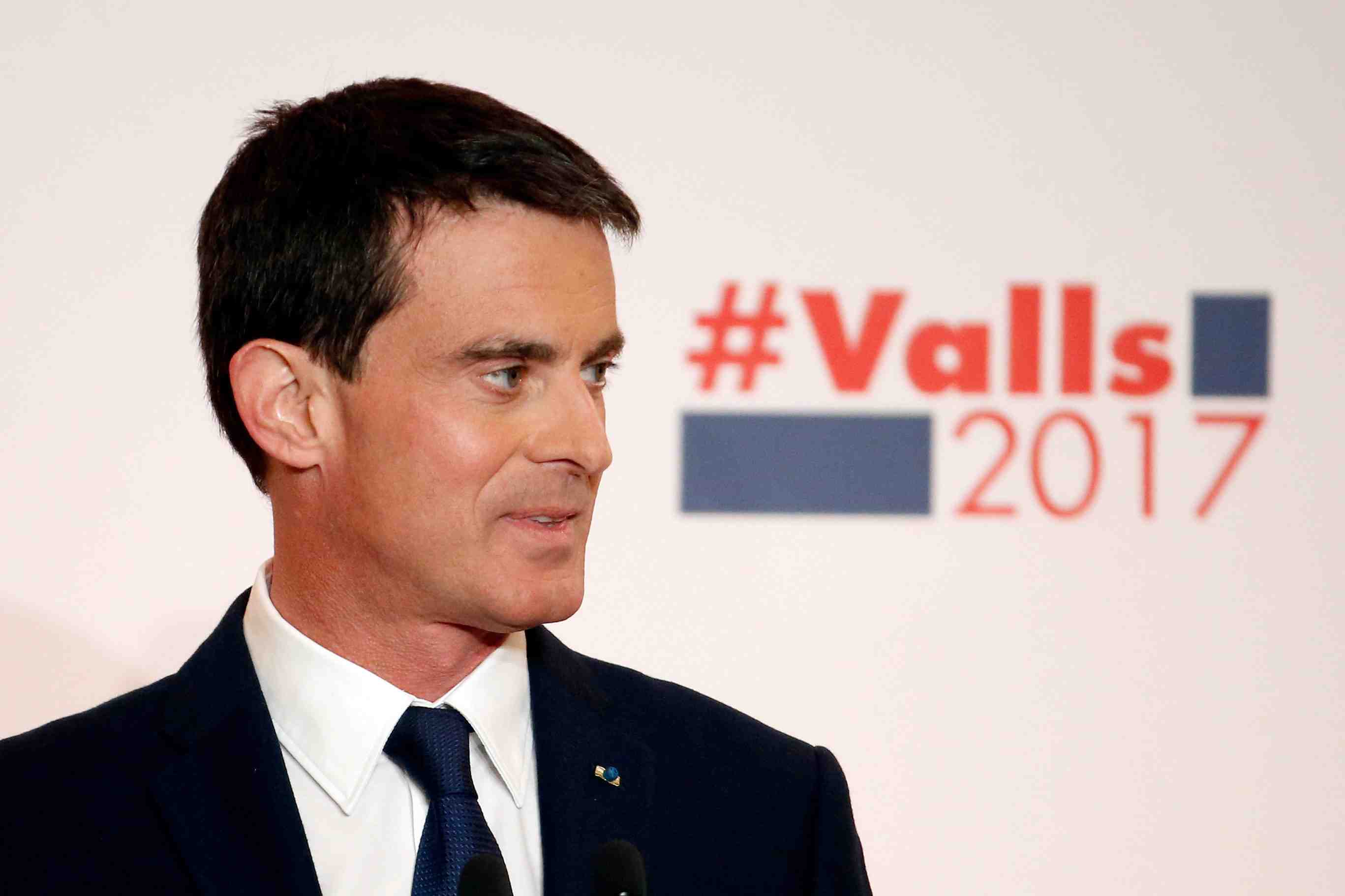 Valls pointe la difficulte du rassemblement si hamon l'emporte