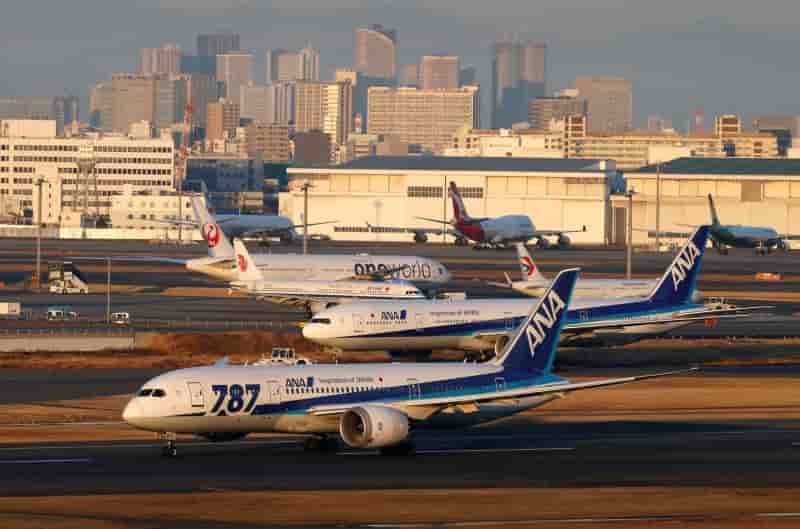 La japonaise ana commande pour 4,3 milliards de dollars d'avions a airbus et boeing