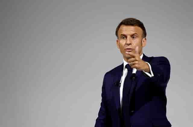 Emmanuel Macron lors de sa conférence de presse ce mercredi 12 juin.