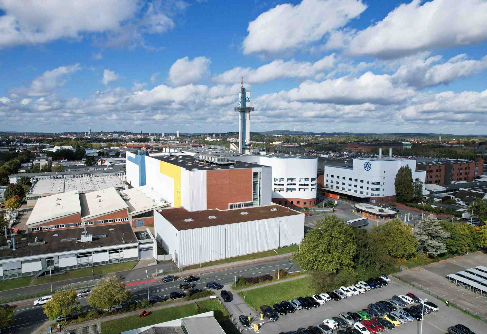 Usine du constructeur automobile allemand volkswagen a osnabrueck