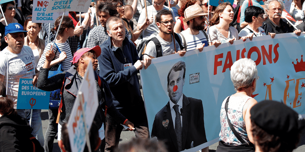 Fête à Macron
