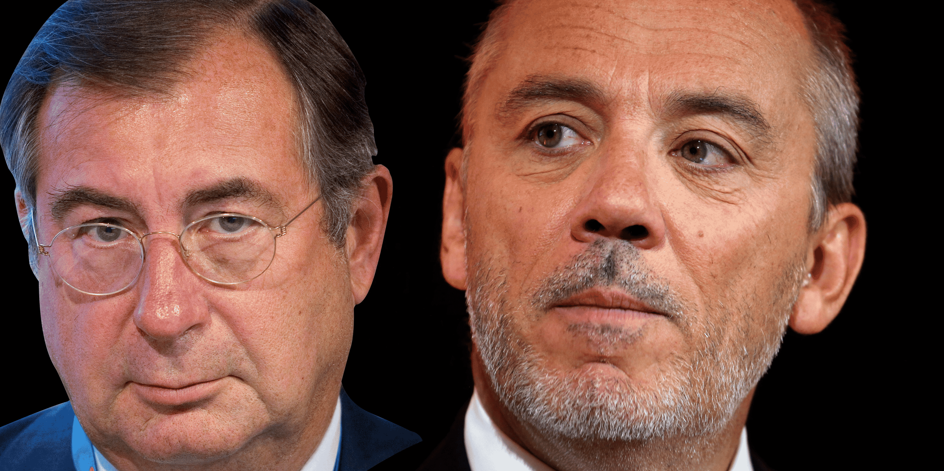 Martin Bouygues et Stéphane Richard