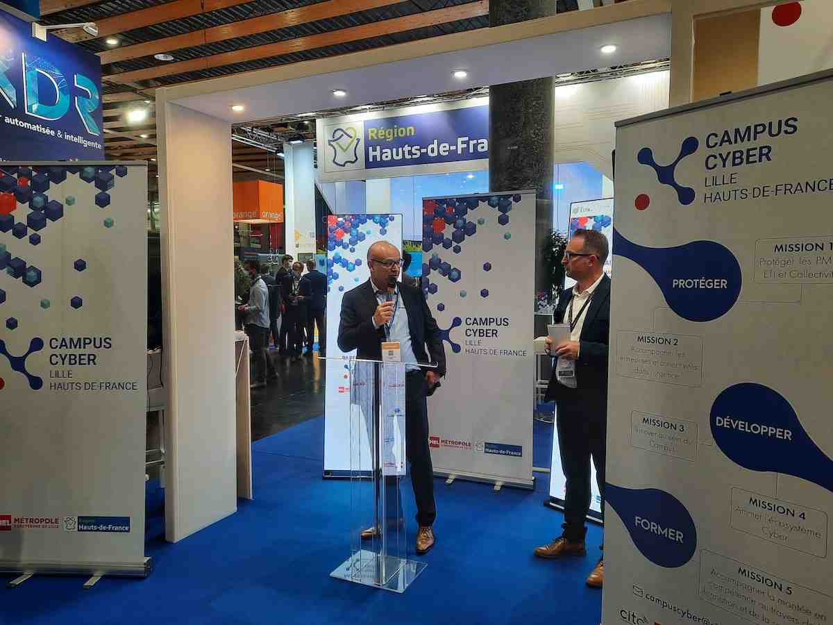 Stand du Campus Cyber au FIC 2021