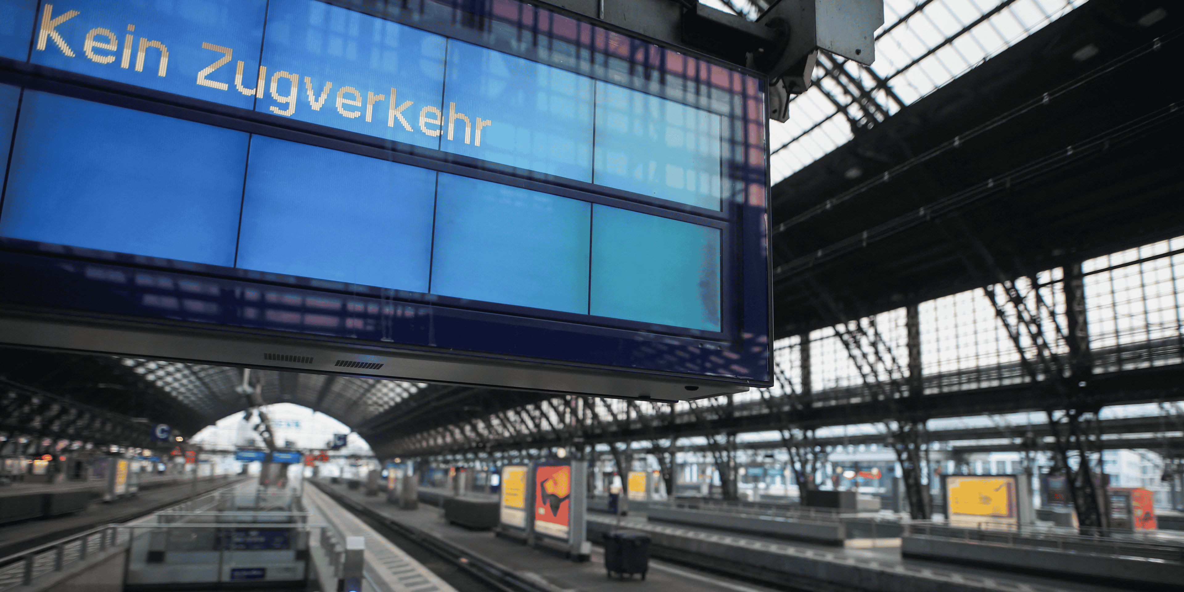 Greve nationale des cheminots en allemagne