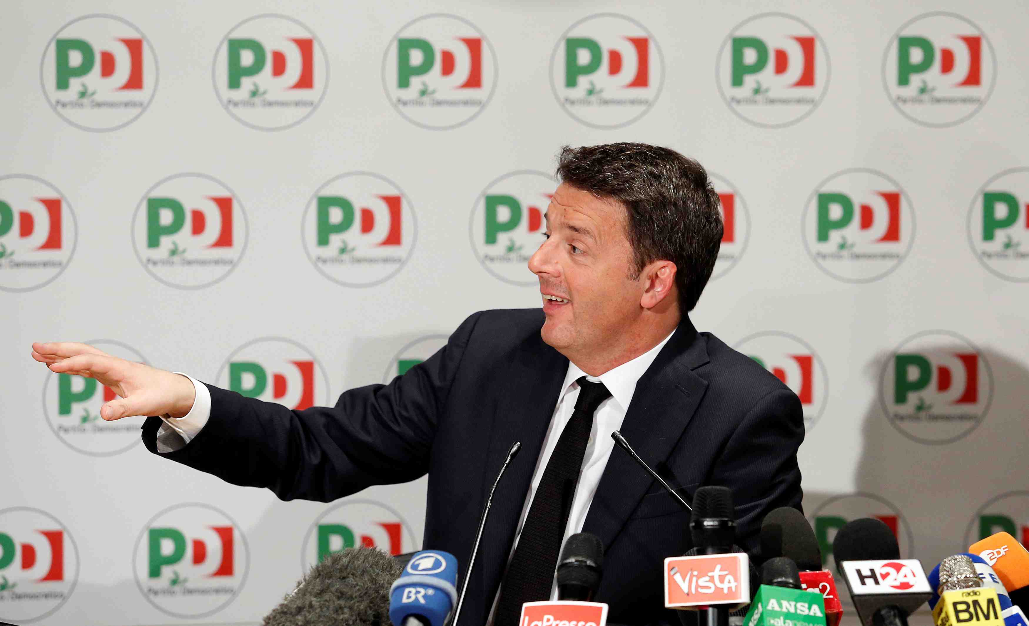 Italie: renzi demissionne de la tete du parti democrate