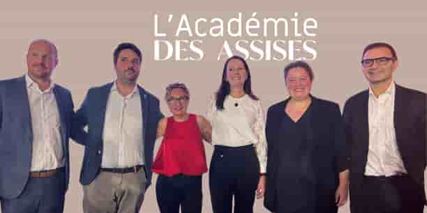 Une partie des membres de l’Académie des Assises (de gauche à droite) : Alexis De Calan, Loïs Samain, Maria Iacono, Odile Duthil, Zahia Ziouani, Éric Singer