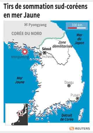 Tirs de sommation sud-coreens en mer jaune