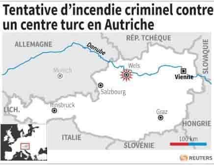 Tentative d'incendie criminel contre un centre turc en autriche