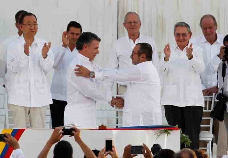 Les acteurs de la paix en colombie favoris du nobel de la paix