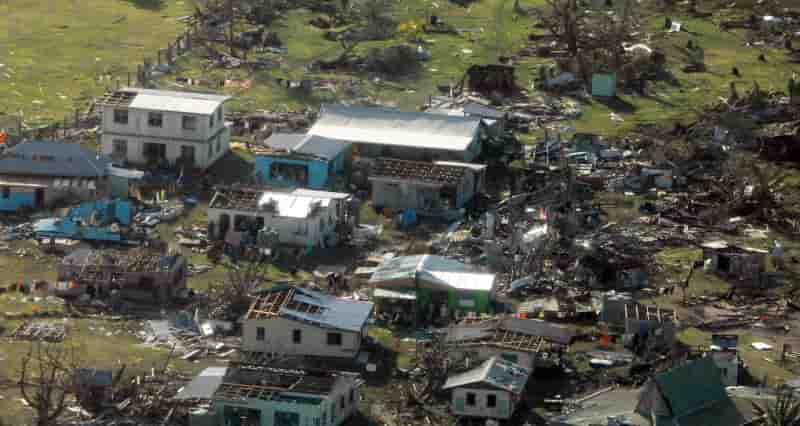 Les iles fidji balayees par un puissant cyclone, 17 morts