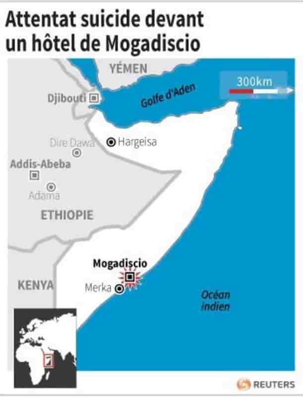 Attentat suicide devant un hotel de mogadiscio