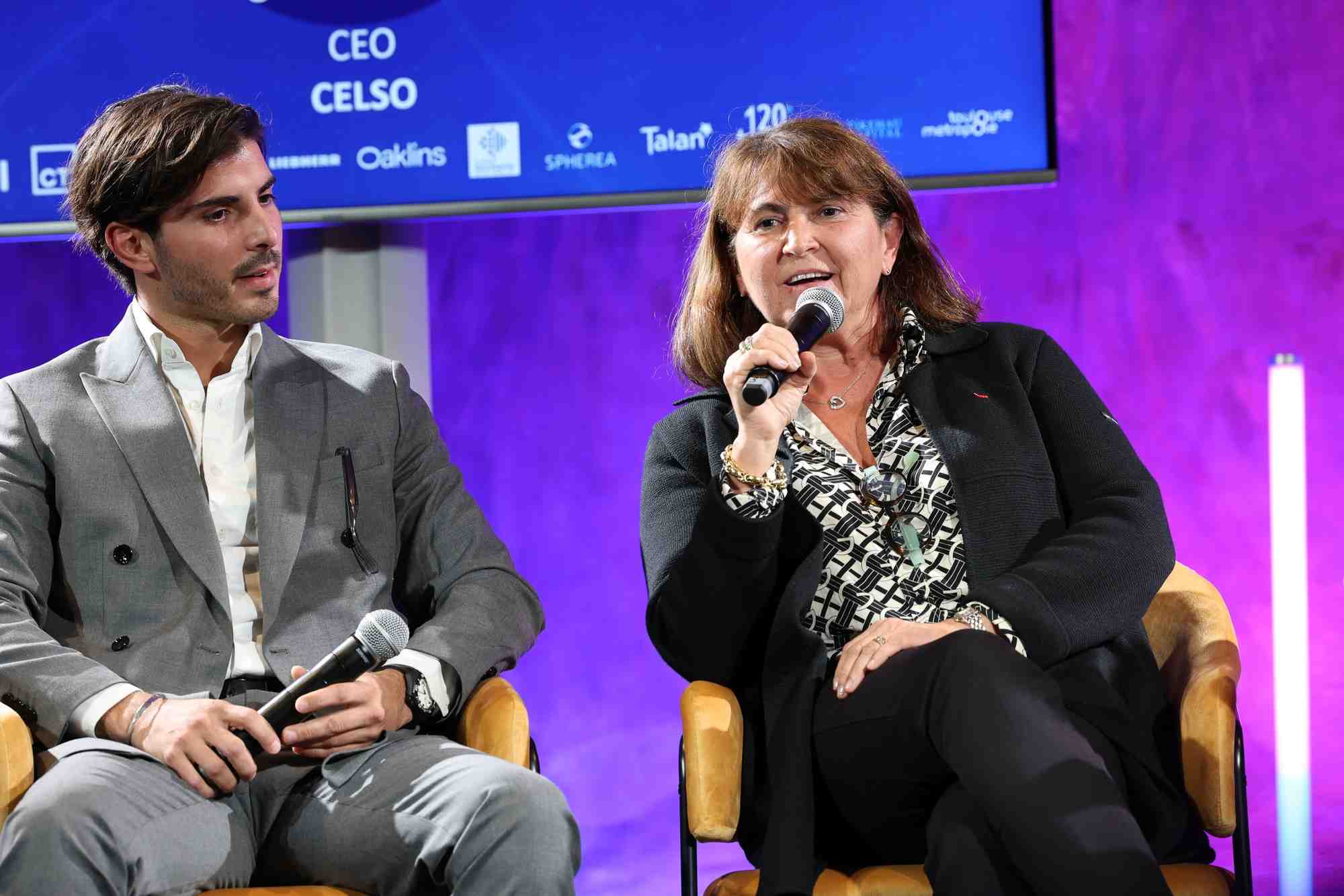 Aurélien et Agnès Timbre de la PME familiale Celso lors de la dernière édition de l'Aeroforum. (Crédits : Rémi Benoit)