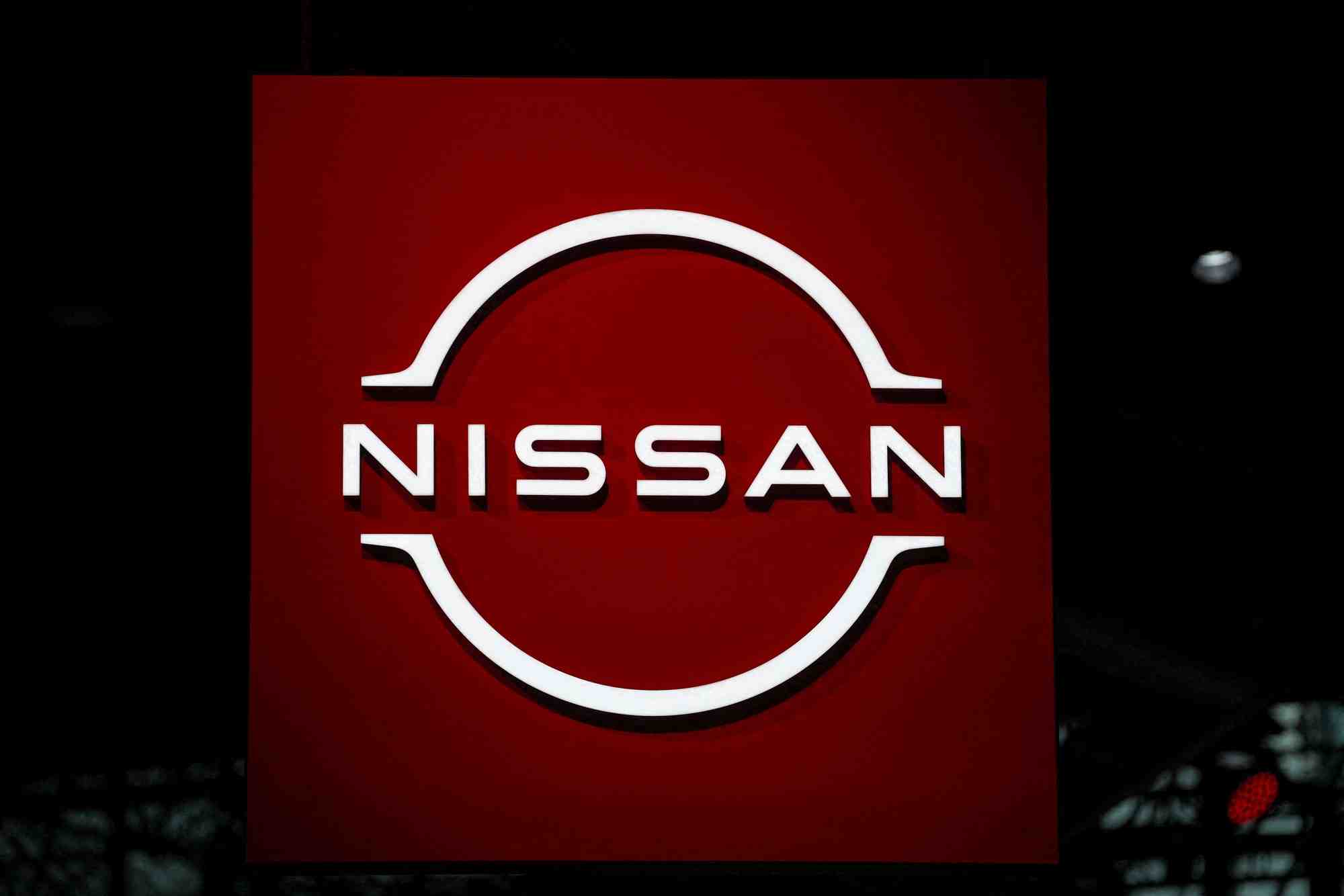 Photo d'archives du logo de nissan