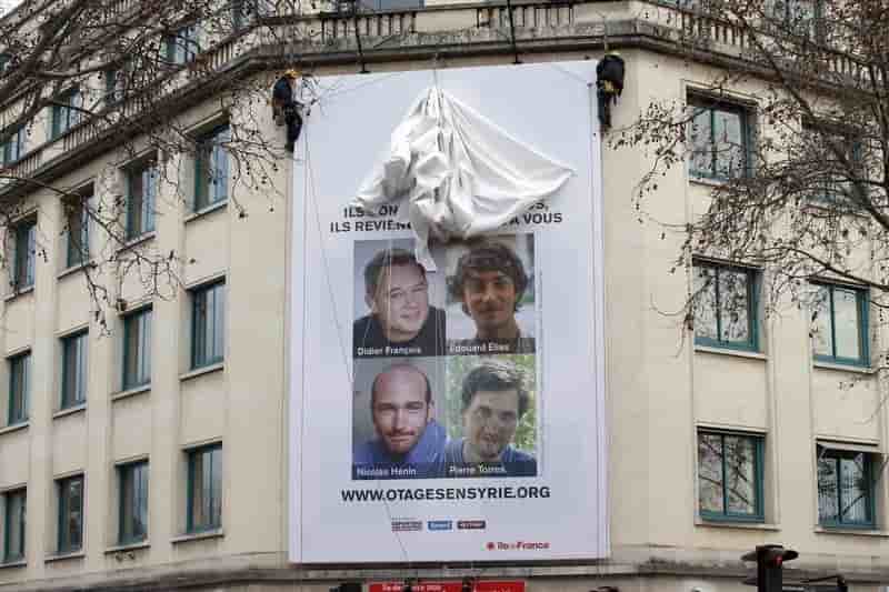 Libération des quatre journalistes français otages en Syrie