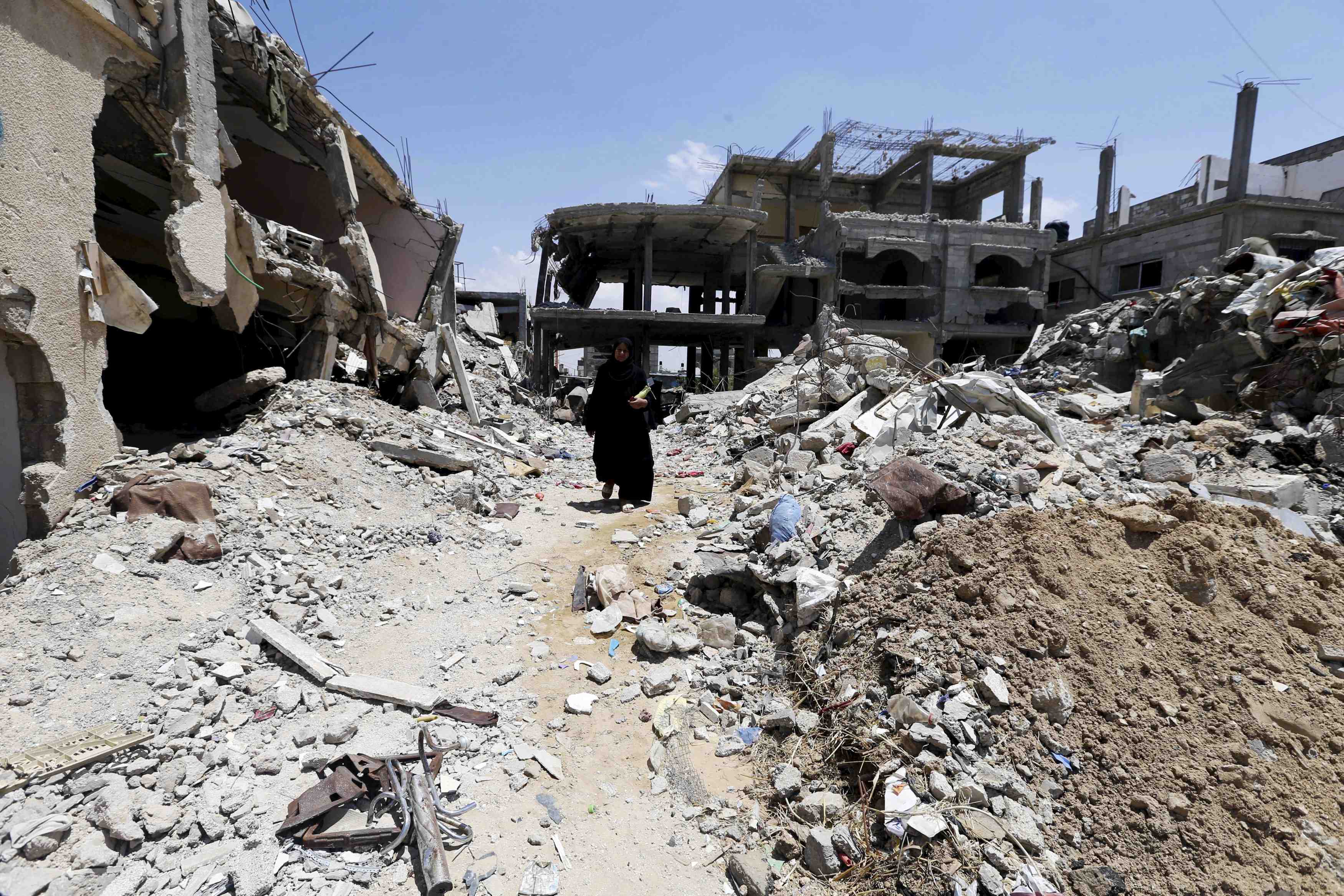 Un an apres, les sequelles du conflit dans la bande de gaza sont omnipresentes