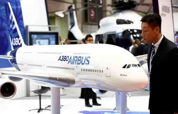 Airbus finit en baisse a la bourse de paris