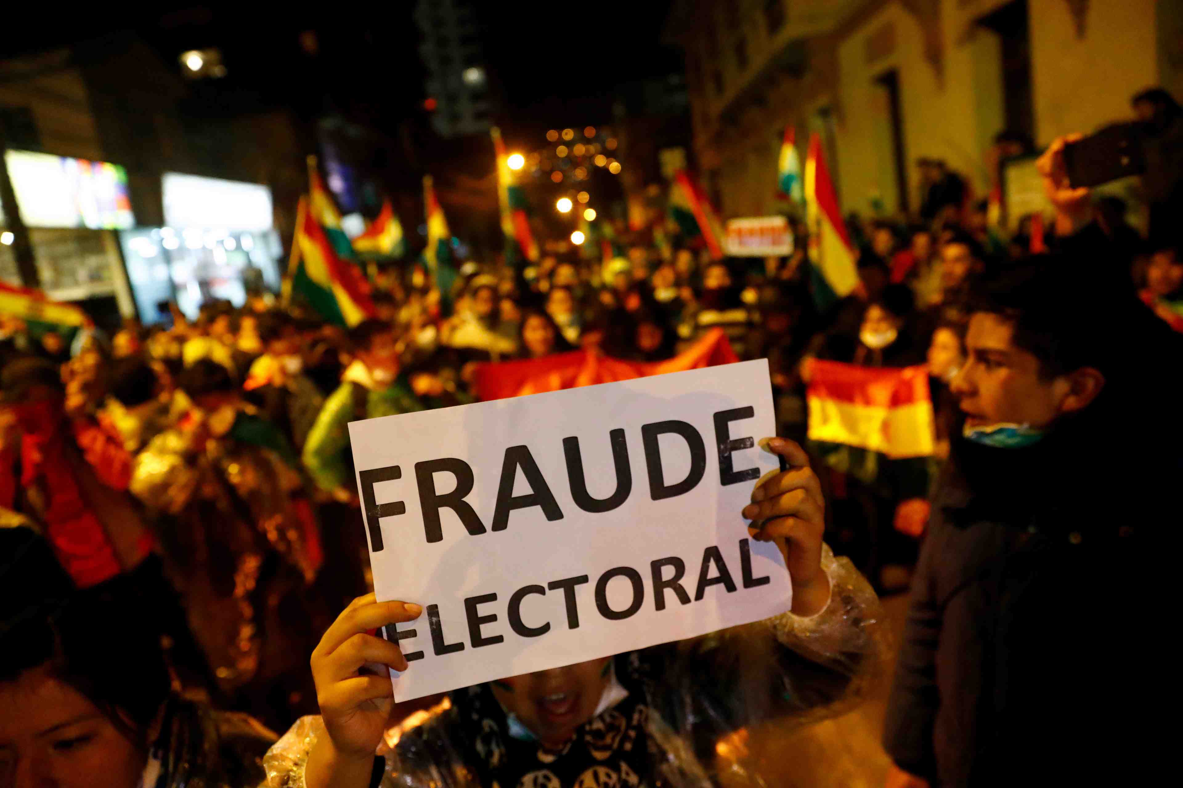 Nouvelle manifestation en bolivie contre la reelection de morales