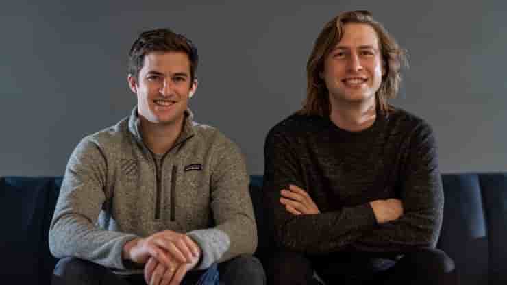 William Hockey et Zach Perret, les deux cofondateurs de Plaid.