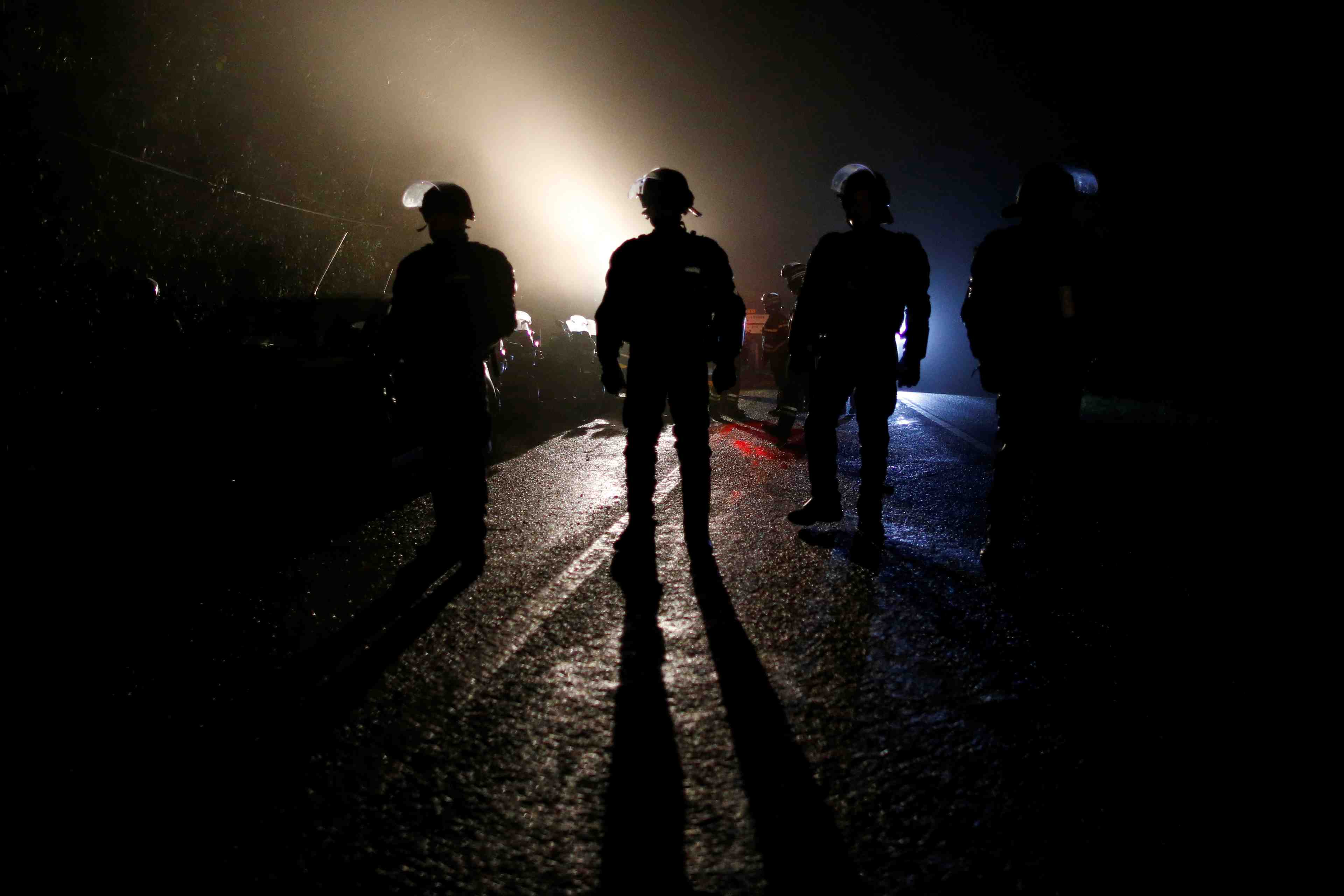 Debut de l'evacuation de la zad de notre-dame-des-landes