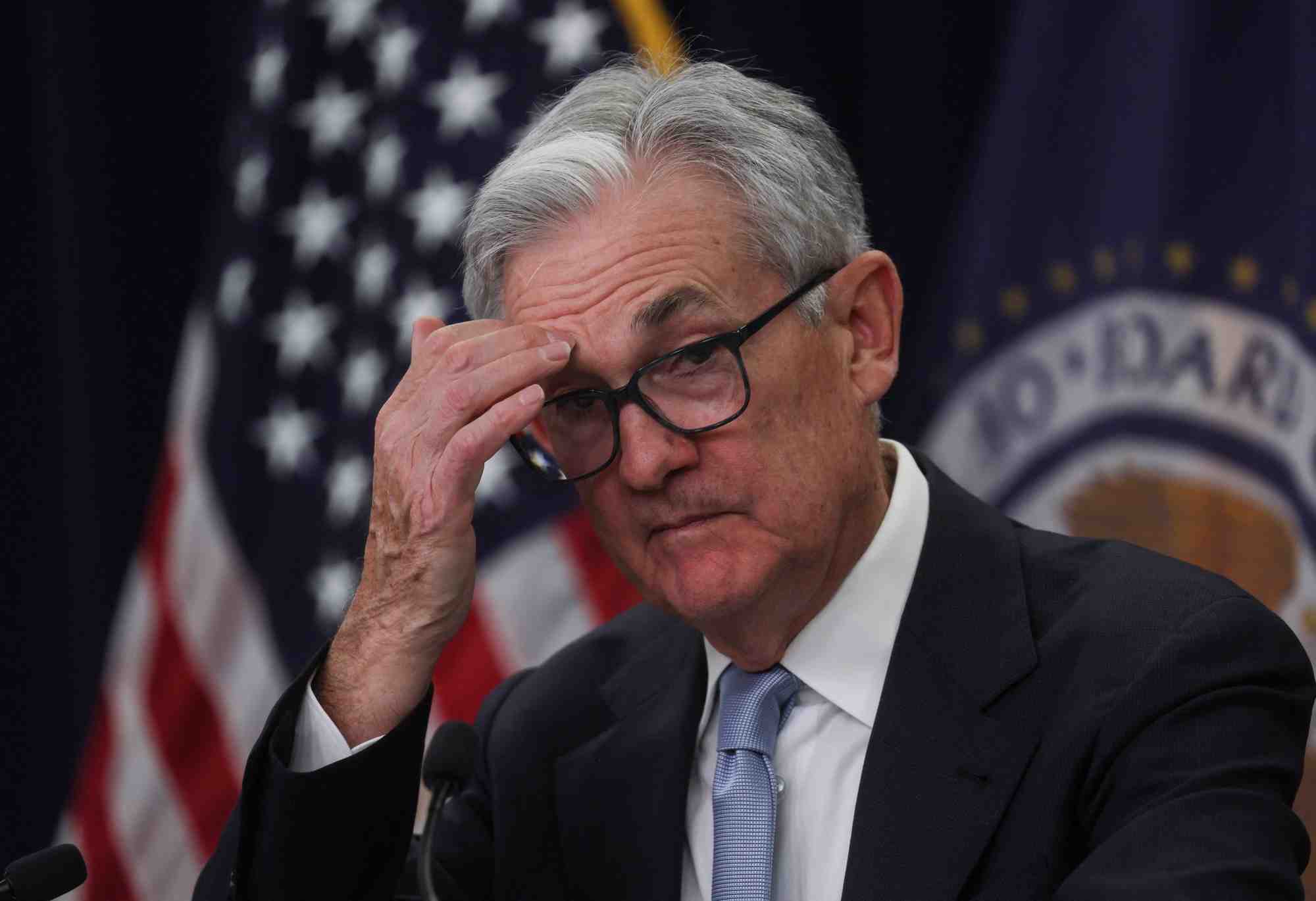 Photo d'archives du president de la reserve federale americaine (fed), jerome powell