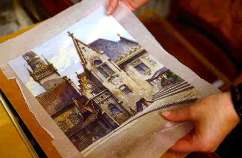 Une aquarelle d'Hitler vendue 130.000 euros aux enchères