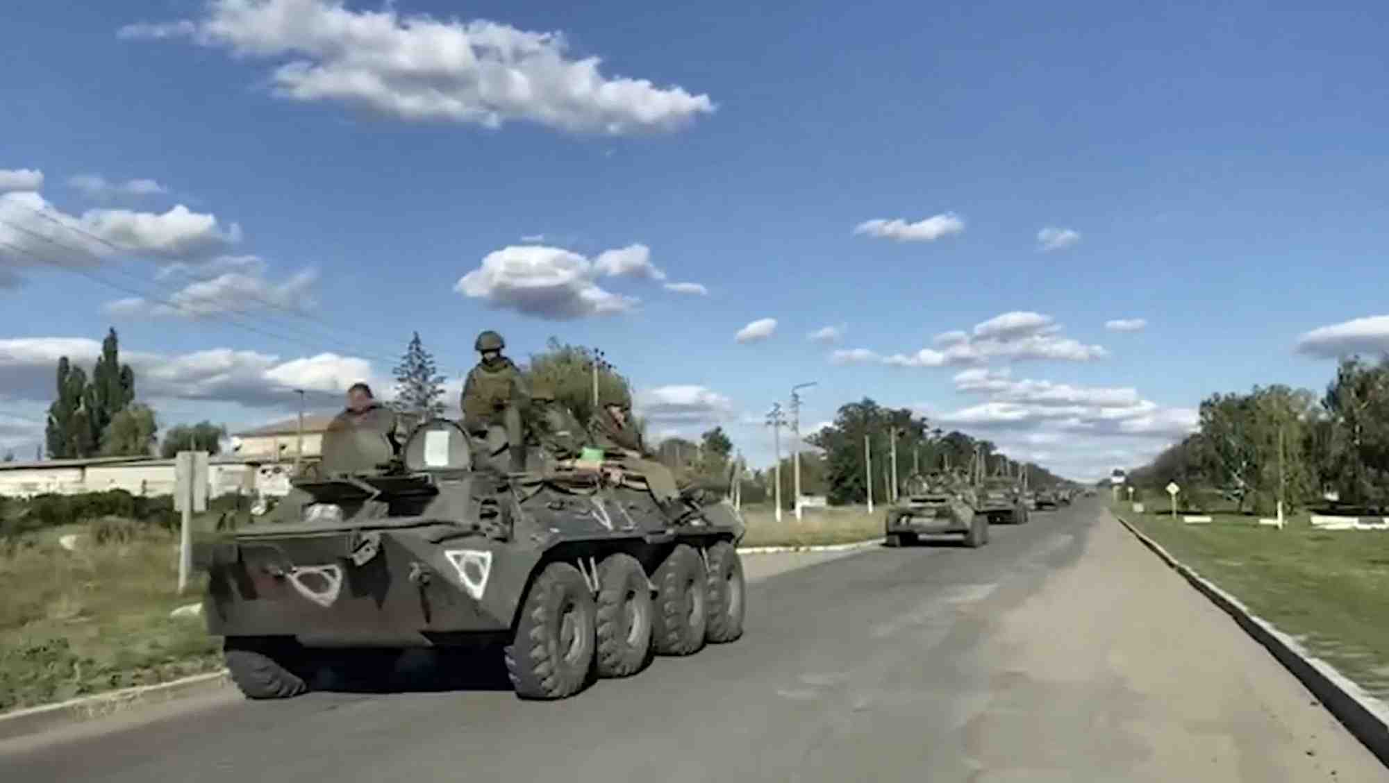 La russie dit regrouper des forces pres de balakliia et izioum