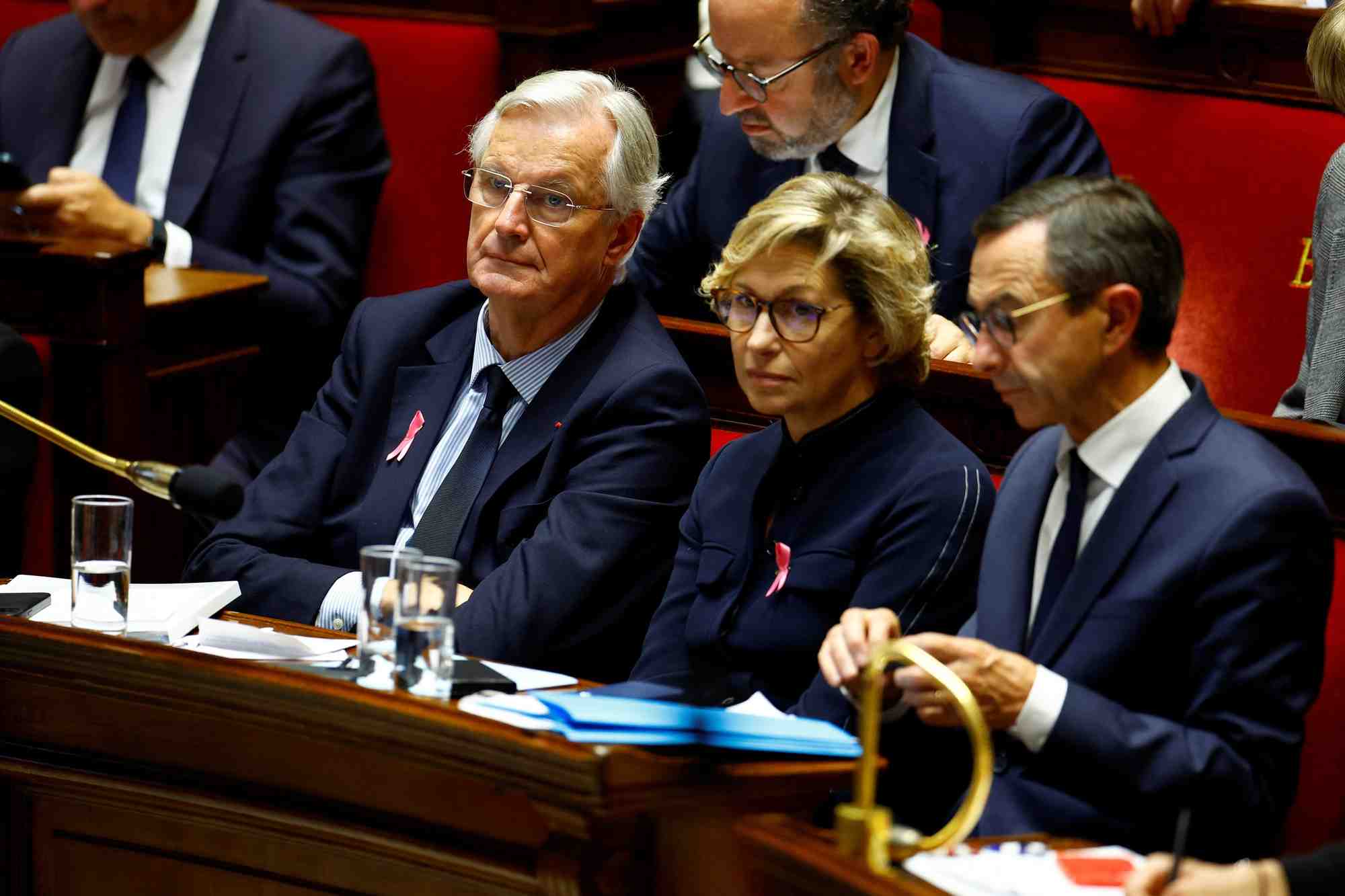Le premier ministre barnier prononce son discours de politique generale devant le parlement a paris