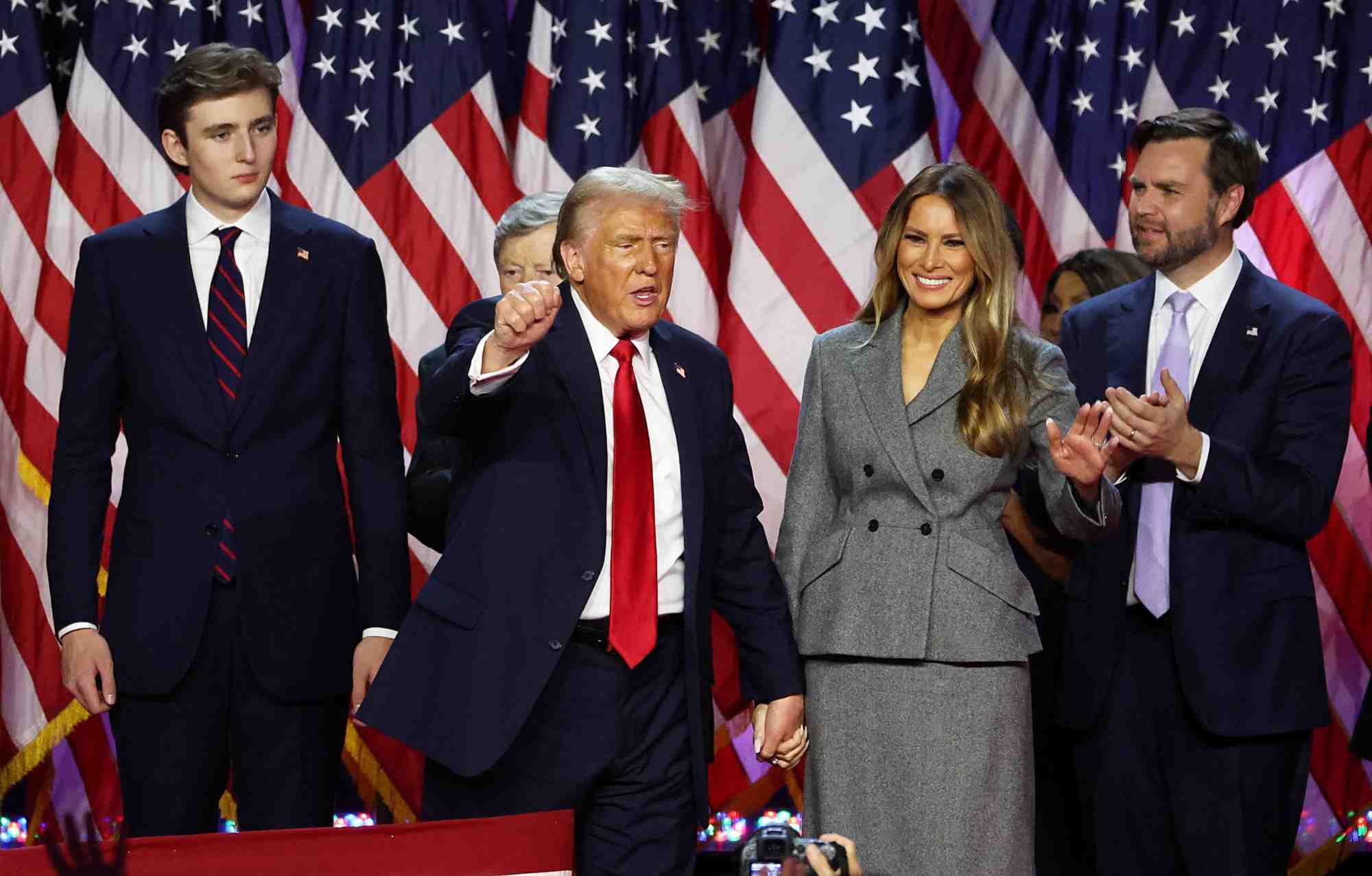 2024 u.s. presidential election night, at palm beach county convention center, in west palm beach, florida